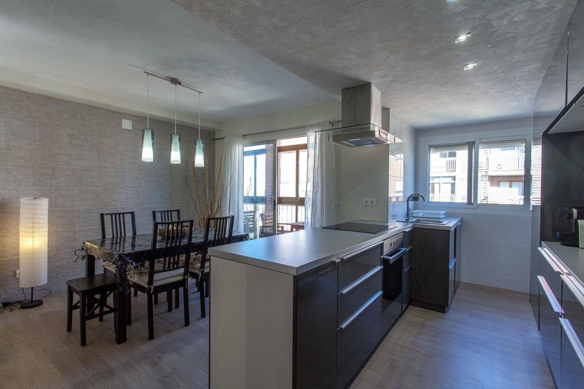 Apartment Malvarrosa Beach Cavite Valencia Bagian luar foto