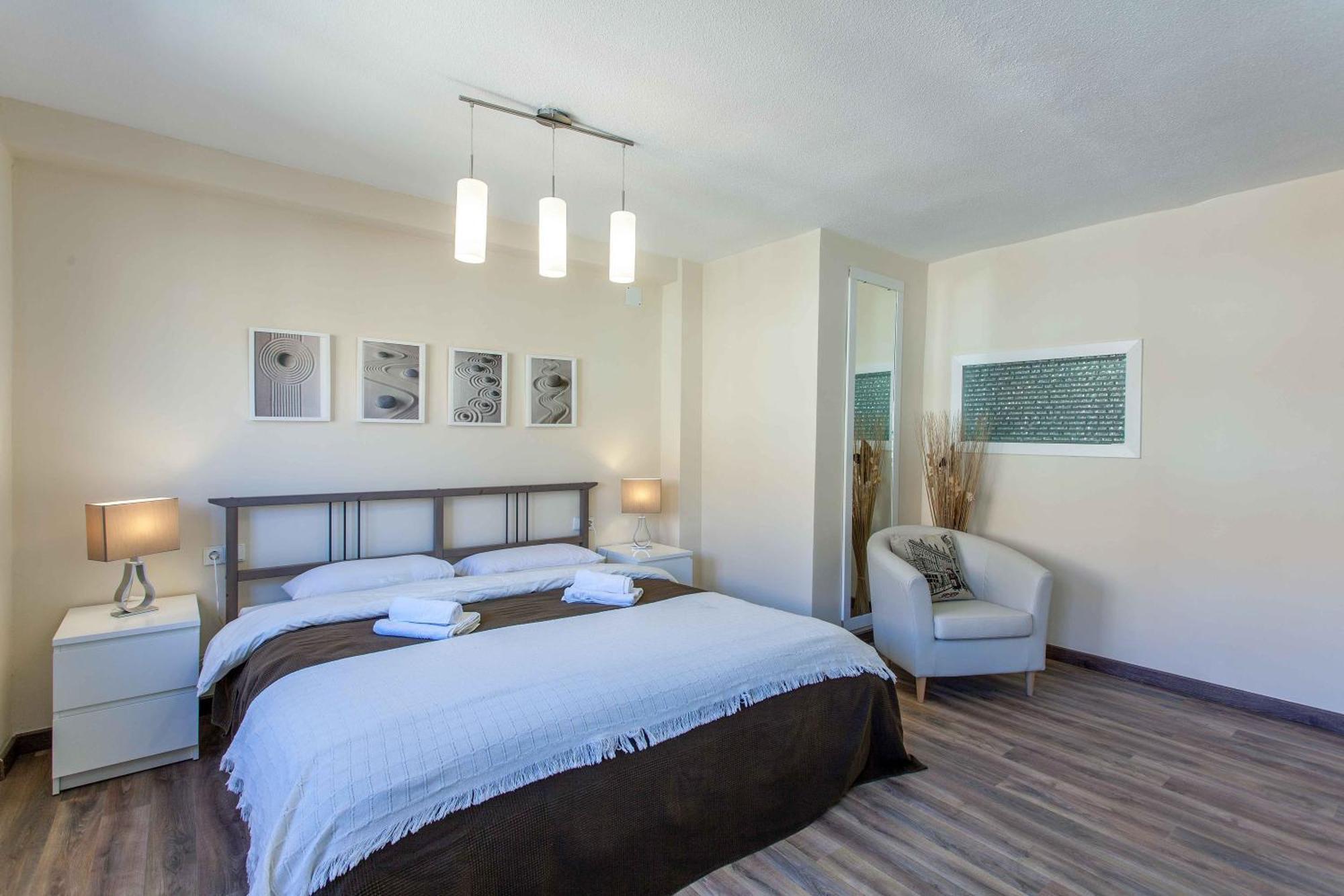 Apartment Malvarrosa Beach Cavite Valencia Bagian luar foto