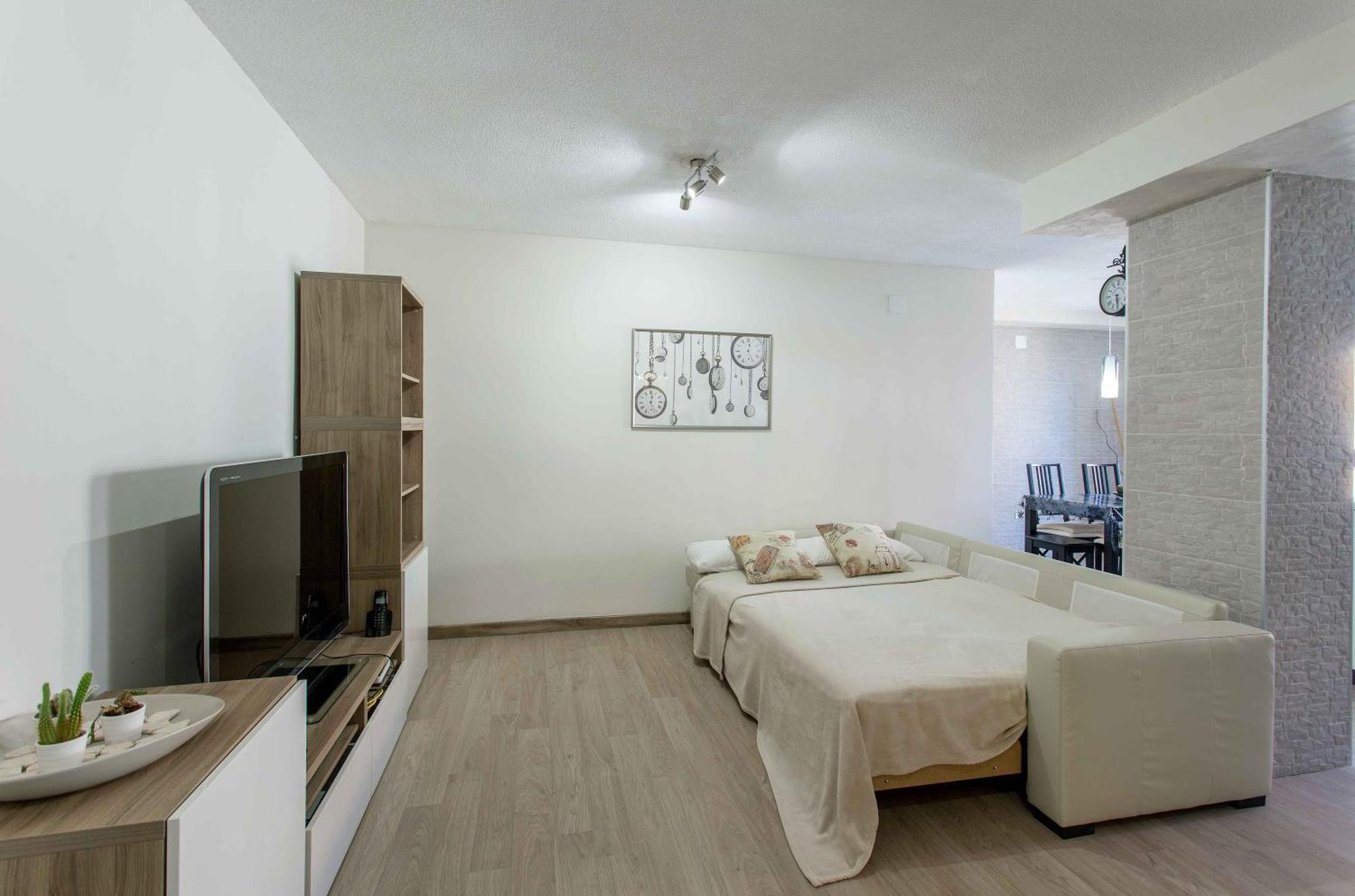 Apartment Malvarrosa Beach Cavite Valencia Bagian luar foto